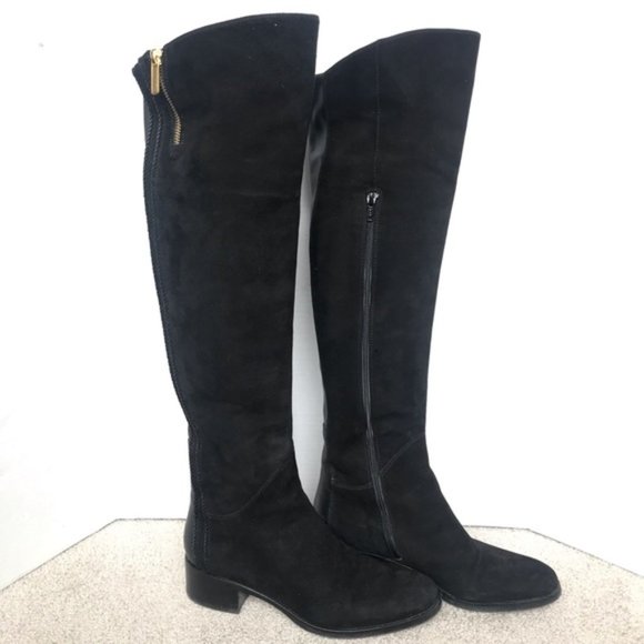 Veto Cuoio Black Heeled Zipper Boots - Picture 1 of 8